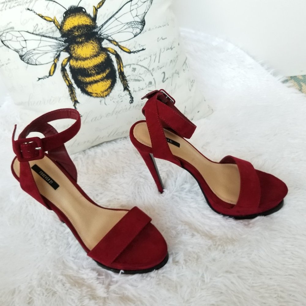 Forever21 Burgerdy high heels